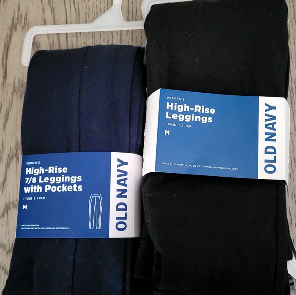 Old Navy Pants - Old Navy High Rise Leggings 2 pairs, Medium, NWT